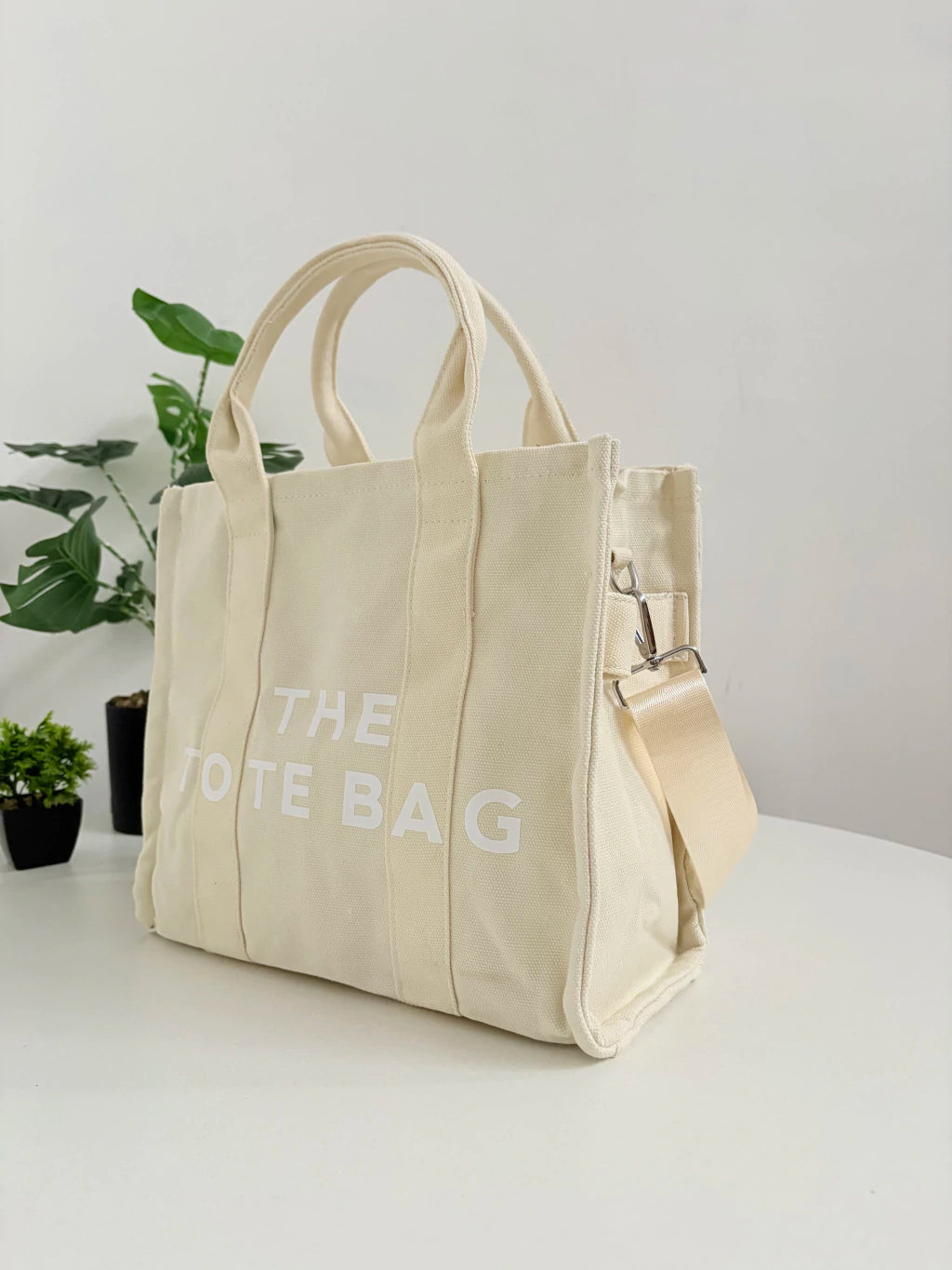 BOLSO TOTE HUESO