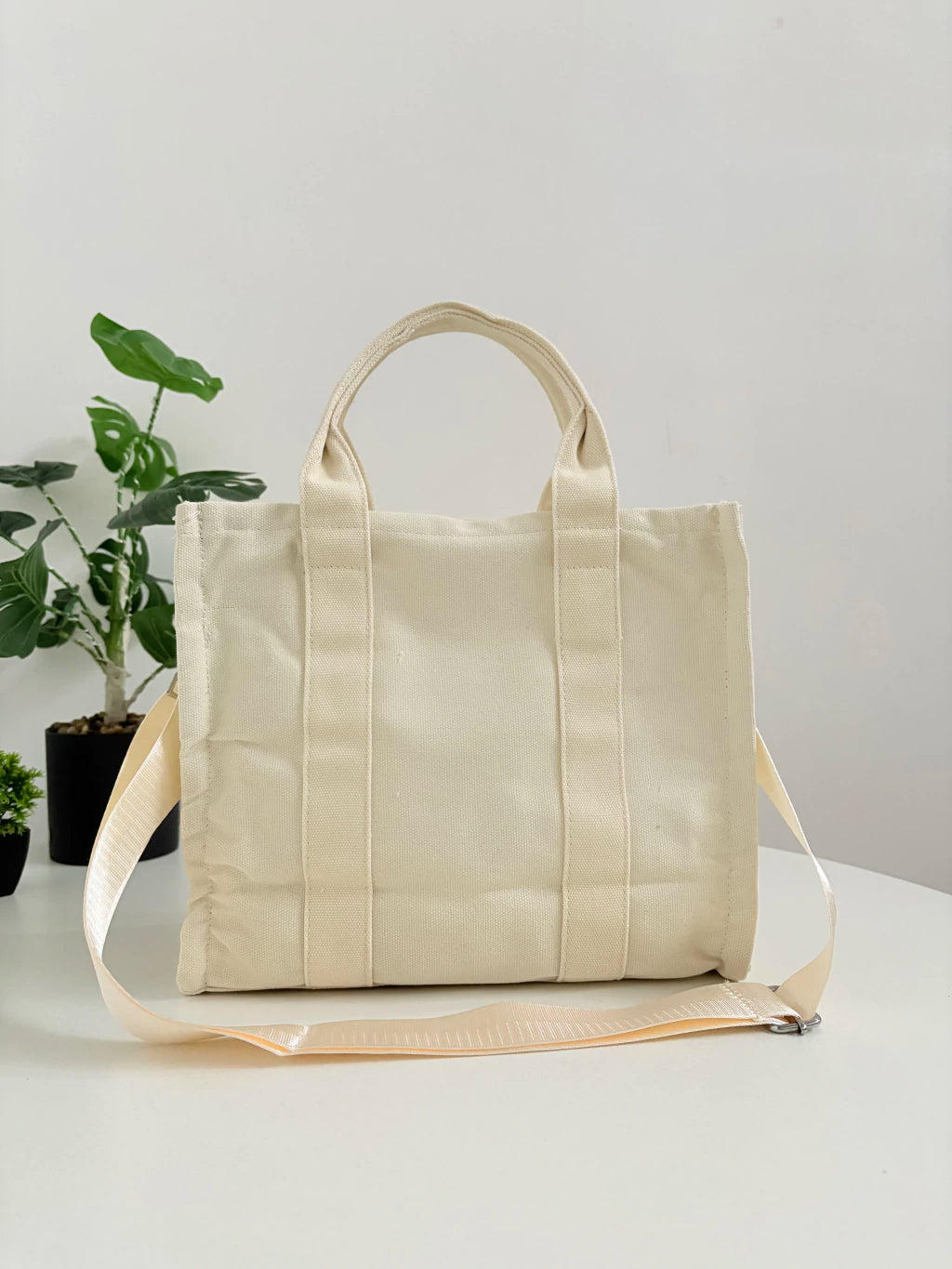 BOLSO TOTE HUESO
