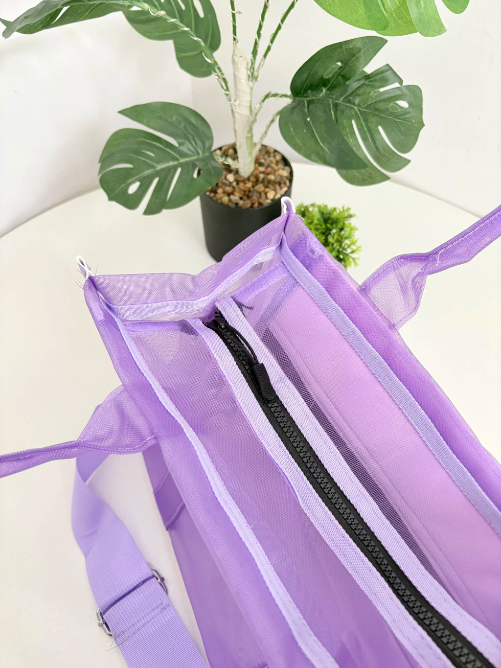 BOLSO PLAYA/CASUAL LILA