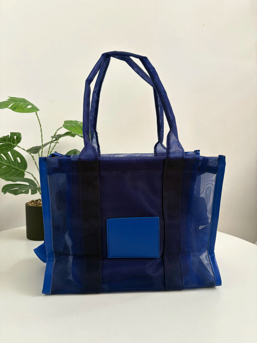 BOLSO PLAYA/CASUAL AZUL