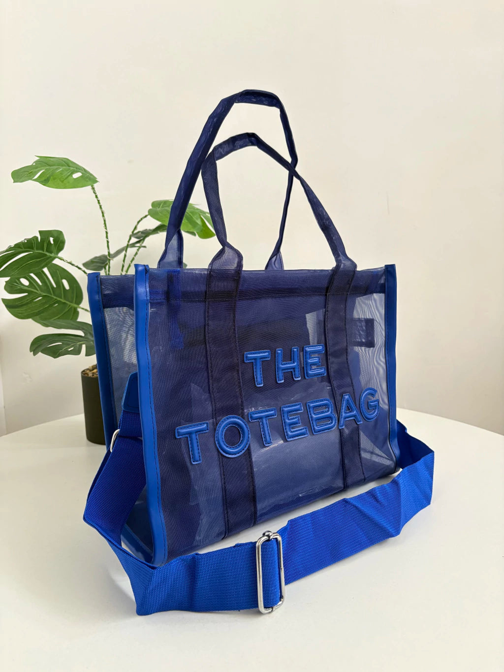 BOLSO PLAYA/CASUAL AZUL