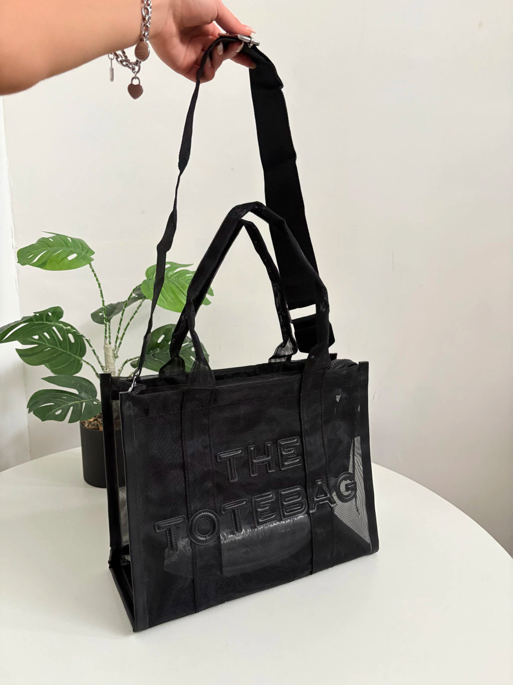 BOLSO PLAYA/CASUAL NEGRO