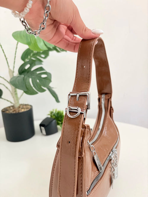 BAG CINT MARRON